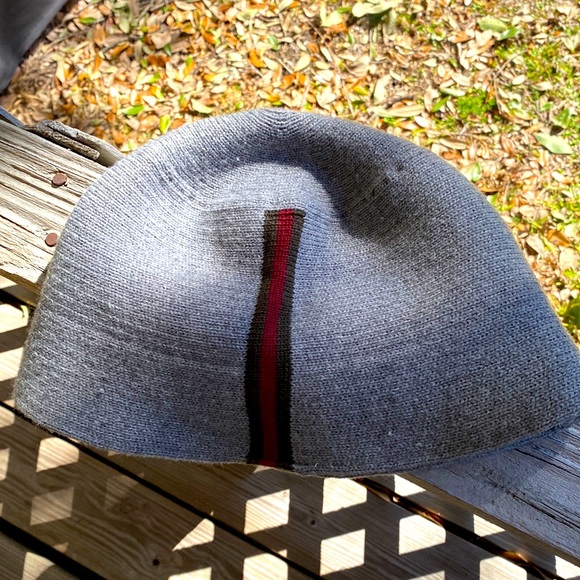 Gray Wool Beanie Hat - Picture 1 of 5